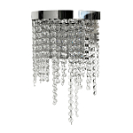 Бра Хром с каскадом сияющих кристаллов Shining Waterfall варинант исполнения - 1 | Loft Concept в Барнауле