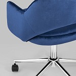 Кресло для компьютерного стола Veloury Blue варинант исполнения - 8 | Loft Concept в Барнауле
