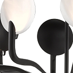 Люстра с плафонами в виде черно-белых дисков Ideal Shade Combination варинант исполнения - 1 | Loft Concept в Барнауле