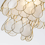 Подвесной светильник с декором из натуральной морской ракушки Iridescent Light варинант исполнения - 6 | Loft Concept в Барнауле