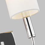 Бра с прямоугольным основанием и 2-мя белыми цилиндрическими льняными абажурами Feiss варинант исполнения - 2 | Loft Concept в Барнауле