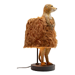 Настольная лампа Цурикат плафон из меха варинант исполнения - 2 | Loft Concept в Барнауле