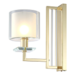 Бра с геометрическим каркасом из металла и цилиндрическим стеклянным плафоном Laurent варинант исполнения - 6 | Loft Concept в Барнауле