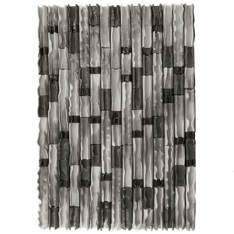 Фактурное Панно на стену Energy Flow Черный бетон Серый в Барнауле | Loft Concept 