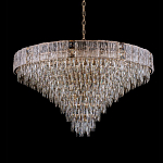 Люстра с каскадом из прозрачного хрусталя Constant Sparks варинант исполнения - 14 | Loft Concept в Барнауле