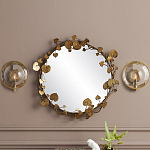 Бра круглое с прозрачным рельефным плафоном Crystal Prism варинант исполнения - 3 | Loft Concept в Барнауле