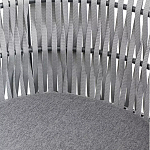 Кресло с декоративным плетением на спинке и подлокотниках Armchair Weaving варинант исполнения - 8 | Loft Concept в Барнауле