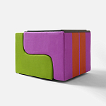 Дизайнерское кресло розовое Poltronova Sofo Rosancio Armchair варинант исполнения - 12 | Loft Concept в Барнауле