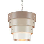 Подвесной светильник фигурный из 4-х широких колец Alternating Rings варинант исполнения - 1 | Loft Concept в Барнауле