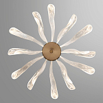 Люстра с крупными рельефным декором в виде лепестков 60 см Ethereal Bloom варинант исполнения - 4 | Loft Concept в Барнауле