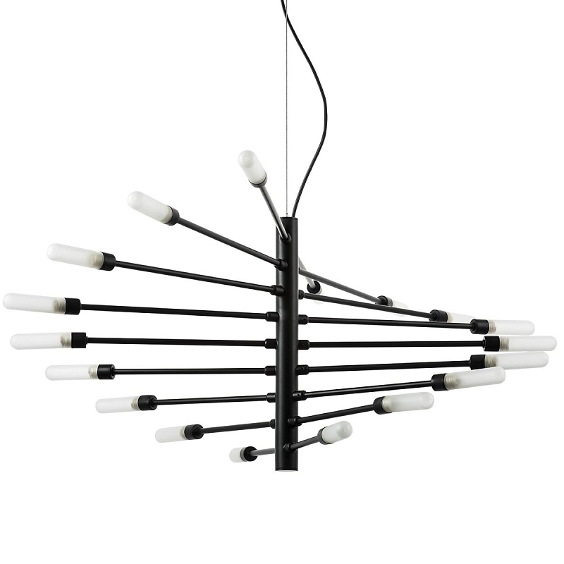 Люстра Gradenigo Chandelier Черный Белый Люстра Gradenigo Chandelier Черный Белый в Барнауле | Loft Concept