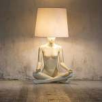 Лампа MANNEQUIN LAMP с абажуром телесный замок варинант исполнения - 5 | Loft Concept в Барнауле