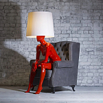 Лампа MANNEQUIN LAMP с абажуром девушка на кресле варинант исполнения - 4 | Loft Concept в Барнауле