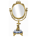 Настольное зеркало в бронзовой рамке Eden Garden варинант исполнения - 1 | Loft Concept в Барнауле