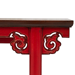Деревянная консоль в китайском стиле красная Tang Console Table варинант исполнения - 5 | Loft Concept в Барнауле