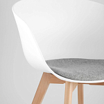 Стул из пластика с мягким сиденьем Eames варинант исполнения - 7 | Loft Concept в Барнауле