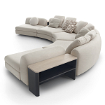 Большой угловой Диван California трансформер с приставными деревянными модулями   варинант исполнения - 2 | Loft Concept в Барнауле