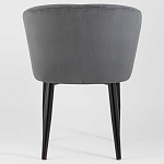 Мягкое кресло на металлических ножках Shaggy Dark Grey варинант исполнения - 3 | Loft Concept в Барнауле