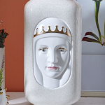 Ваза с золотисто-белыми фрагментами Faces of Imagination варинант исполнения - 5 | Loft Concept в Барнауле