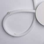 Люстра белого цвета с тремя изогнутыми светодиоидными плафонами Luke Lampco Tracer Lamp варинант исполнения - 3 | Loft Concept в Барнауле