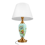 Настольная лампа голубая с изображением птиц Slip Away варинант исполнения - 3 | Loft Concept в Барнауле