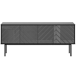 Длинная тумба с зеркальным декором Serena варинант исполнения - 11 | Loft Concept в Барнауле