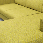 Мебельная ткань Шенилл горчичный цвет 142 см T4-62 варинант исполнения - 10 | Loft Concept в Барнауле