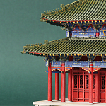 Макет Китайской пагоды миниатюра Дворцовый парк Синцинь в Пекине варинант исполнения - 1 | Loft Concept в Барнауле