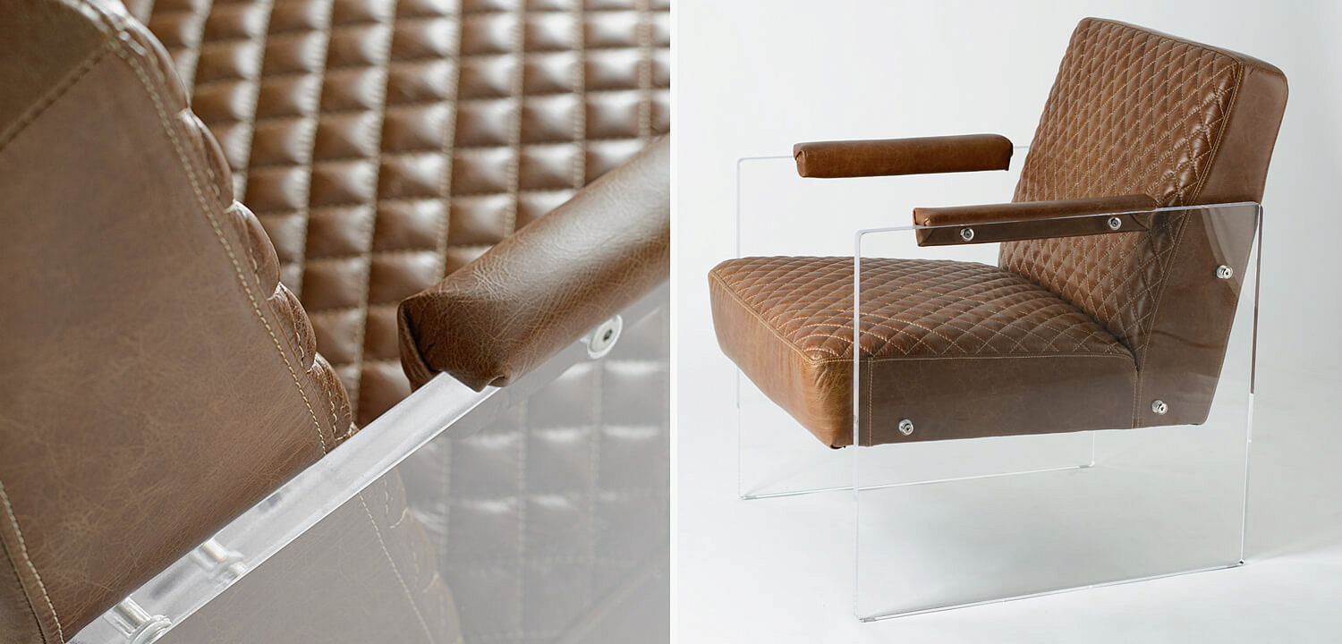Кресло Gioff Chair натуральная кожа Кресло Gioff Chair натуральная кожа - Loft-Concept в Барнауле