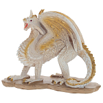 Декоративная статуэтка Дракон Dragon Beige Gold Statuette варинант исполнения - 1 | Loft Concept в Барнауле