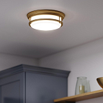 Потолочный светильник с белым матовым стеклянным плафоном в форме перевернутого конуса Hinkley варинант исполнения - 7 | Loft Concept в Барнауле