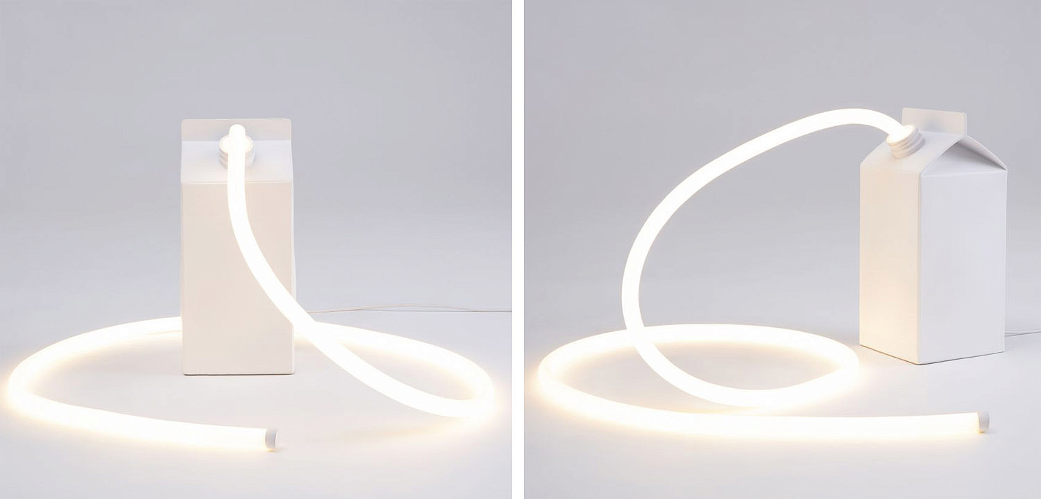 Настольная лампа Seletti Daily Glow Milk Настольная лампа Seletti Daily Glow Milk - Loft-Concept в Барнауле