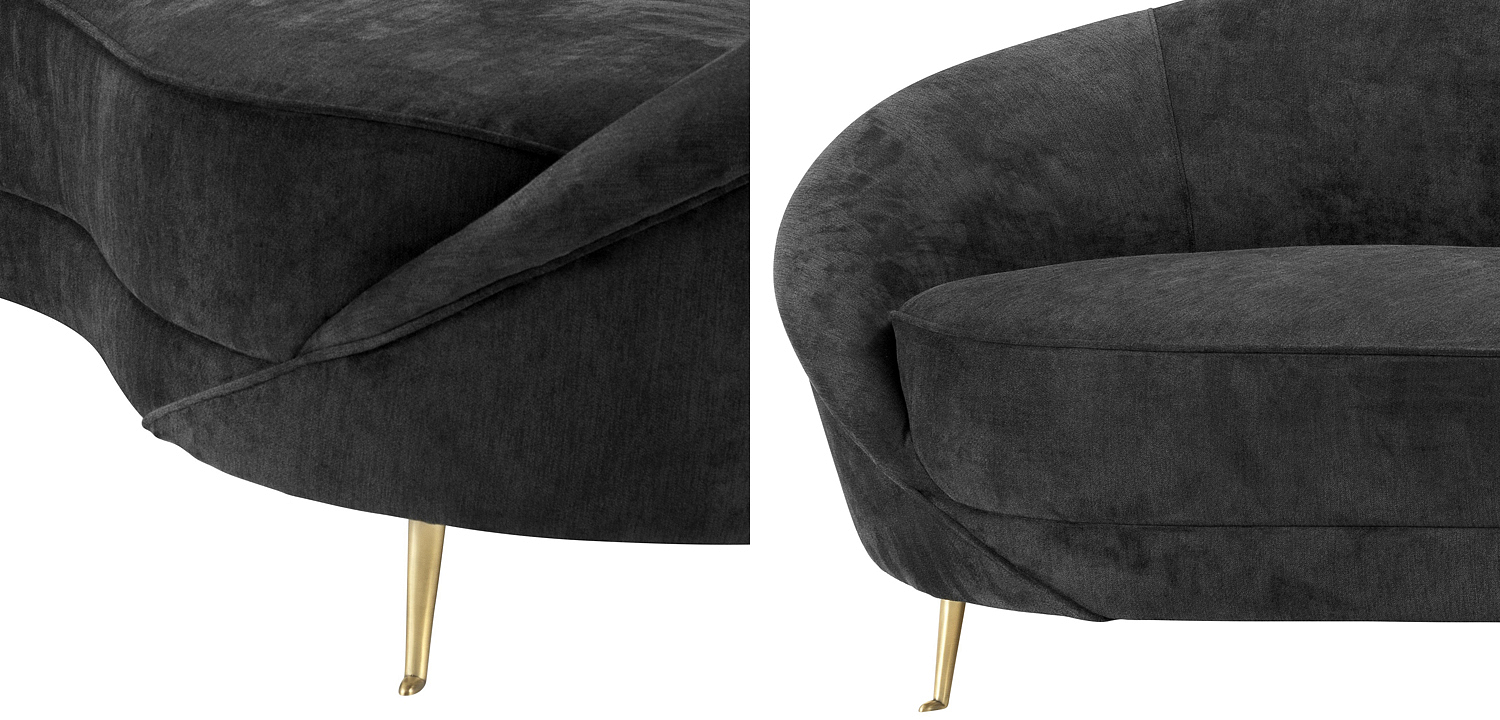 Диван Eichholtz Sofa Provocateur Black Диван Eichholtz Sofa Provocateur Black - Loft-Concept в Барнауле