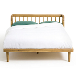 Кровать из массива дуба с пружинным блоком Mateta варинант исполнения - 2 | Loft Concept в Барнауле