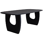 Обеденный стол из массива акации Veras Black Dining Table варинант исполнения - 1 | Loft Concept в Барнауле