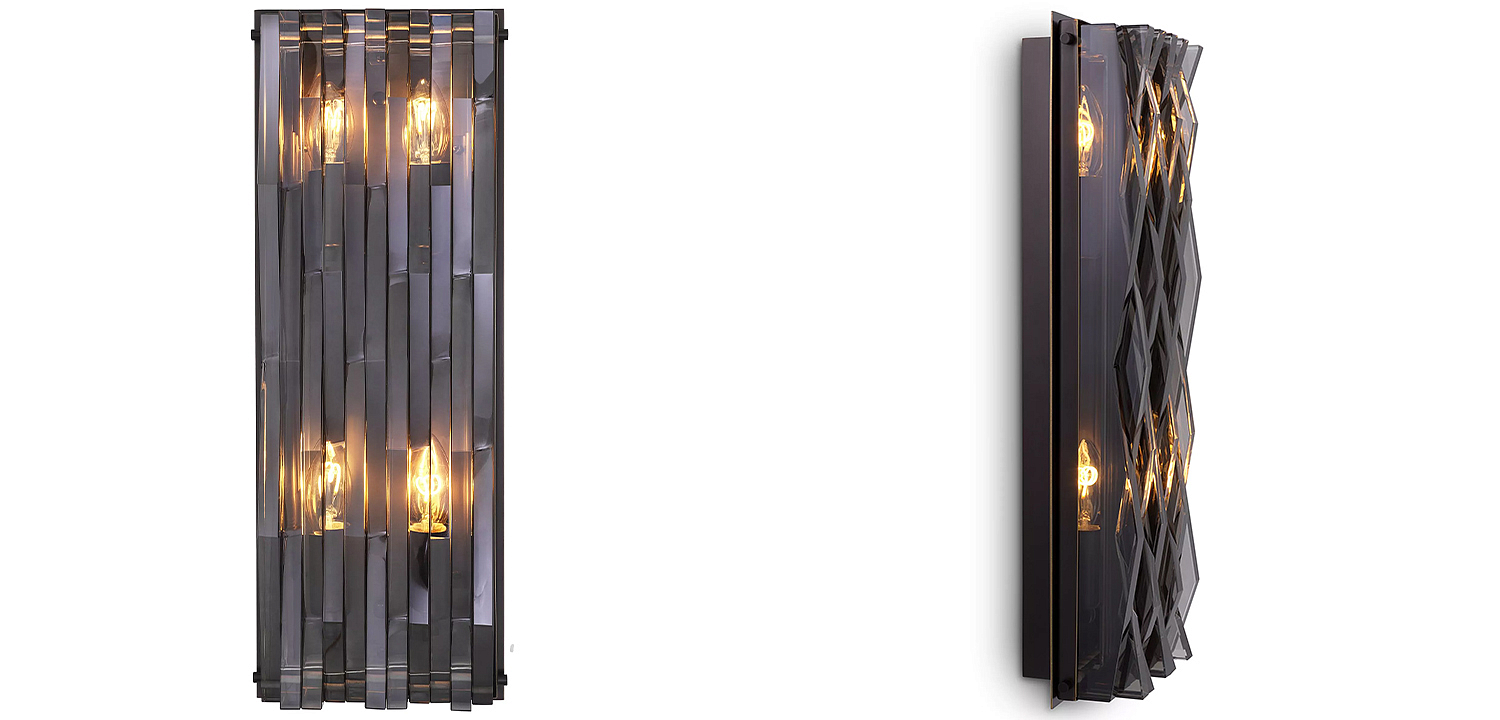 Бра Eichholtz Wall Lamp Nuvola L Smoke Бра Eichholtz Wall Lamp Nuvola L Smoke - Loft-Concept в Барнауле