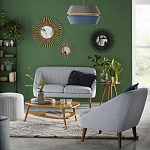 Кресло серое Pauley Grey Armchair варинант исполнения - 4 | Loft Concept в Барнауле