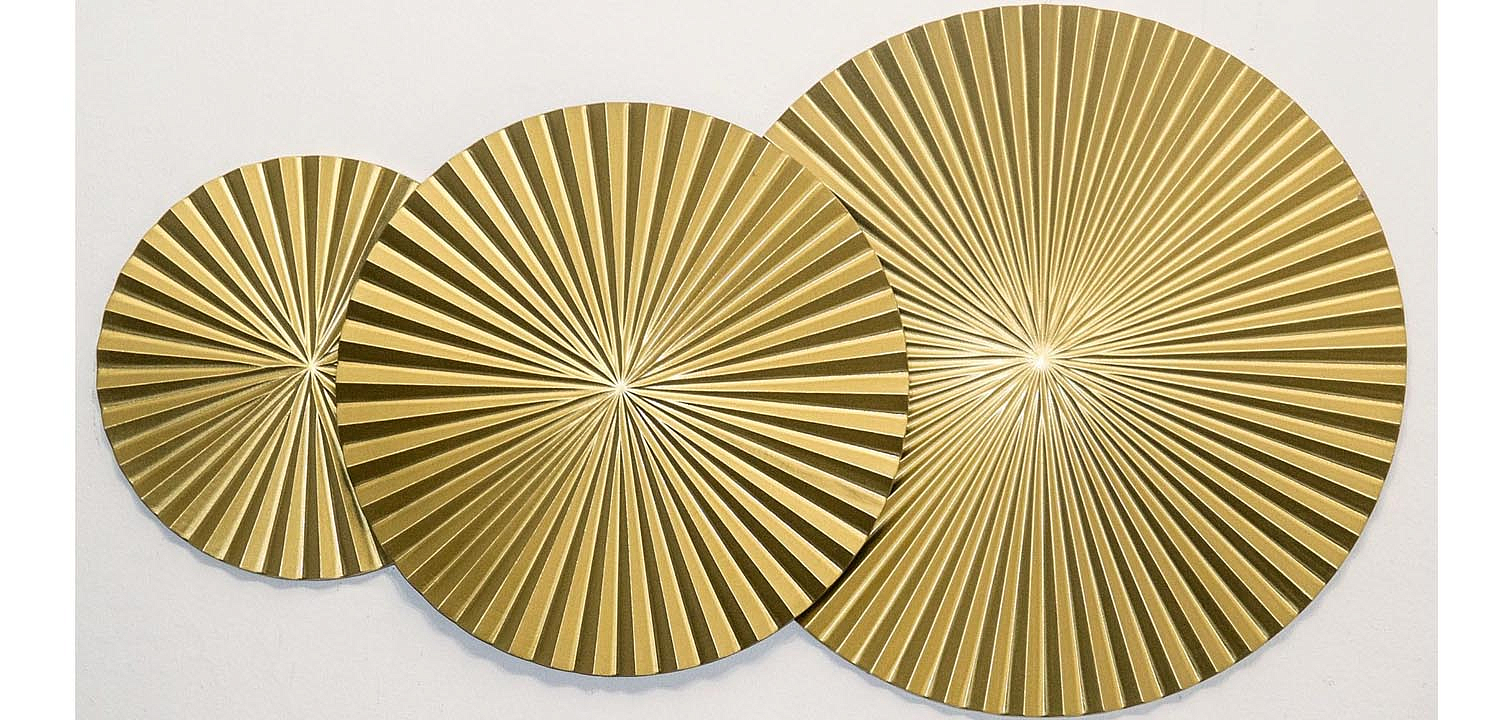Арт-объект Apollo Gold Wall Plaque Disc 3 Арт-объект Apollo Gold Wall Plaque Disc 3 - Loft-Concept в Барнауле