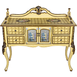 Комод деревянный Illustration of flowers варинант исполнения - 1 | Loft Concept в Барнауле