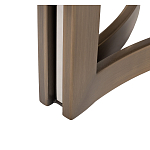 Столик журнальный с круглой мраморной столешницей Unique Stone Design варинант исполнения - 6 | Loft Concept в Барнауле