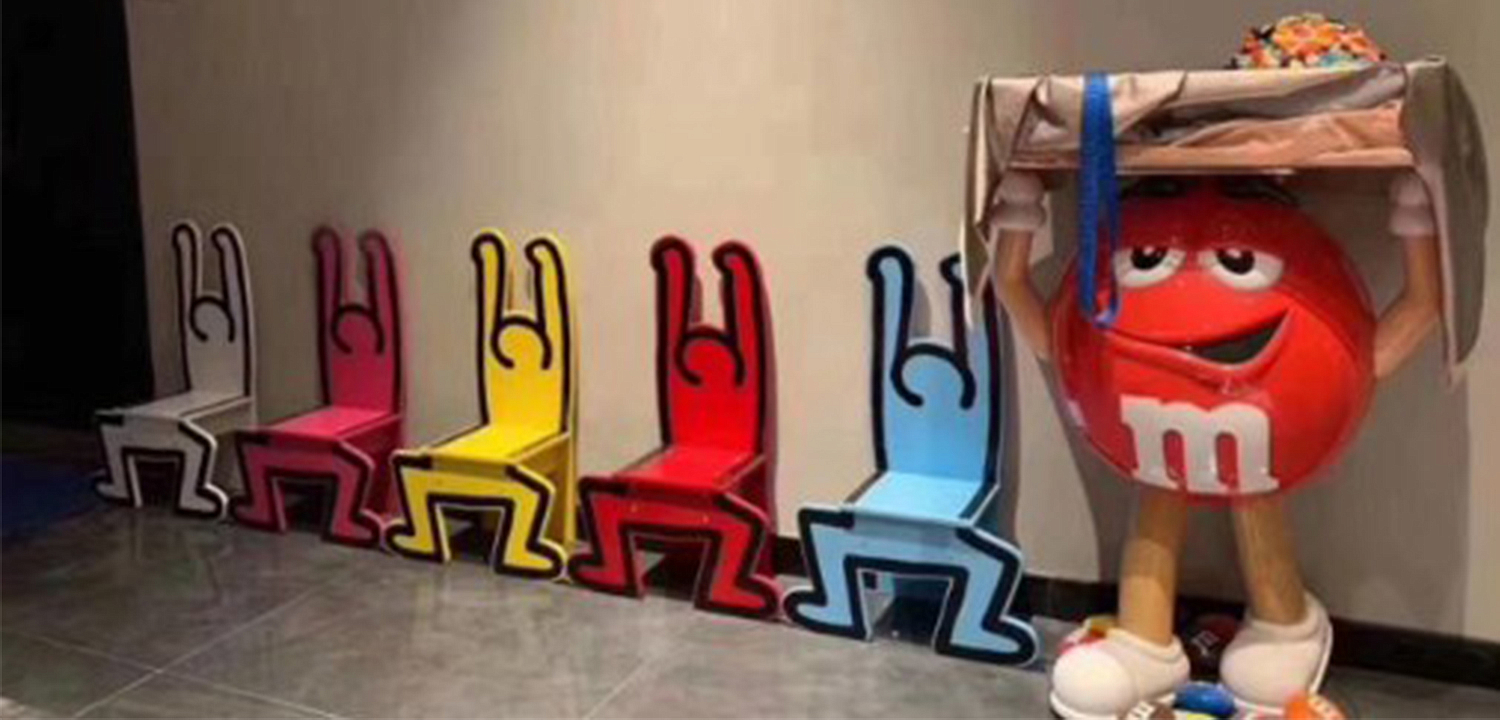 Детский стул Chaise Keith Haring Dancer Vilac Голубой Детский стул Chaise Keith Haring Dancer Vilac Голубой - Loft-Concept в Барнауле