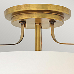 Потолочный светильник с круглым матовым белым плафоном Hinkley варинант исполнения - 6 | Loft Concept в Барнауле