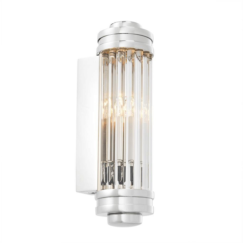 Бра Wall Lamp Gascogne XS Nickel Никель Прозрачное Стекло Бра Wall Lamp Gascogne XS Nickel Никель Прозрачное Стекло в Барнауле | Loft Concept