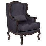 Кресло George Grand Armchair black velour варинант исполнения - 1 | Loft Concept в Барнауле