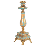 Подсвечник из фарфора с бронзовыми элементами Eden Garden варинант исполнения - 1 | Loft Concept в Барнауле