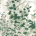 Обои ручная роспись Uki Hana Original Colourway on 12 Carat White Gold gilded paper варинант исполнения - 1 | Loft Concept в Барнауле