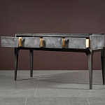 Консоль прямоугольная серая с 4-мя выдвижными ящиками Grany варинант исполнения - 3 | Loft Concept в Барнауле