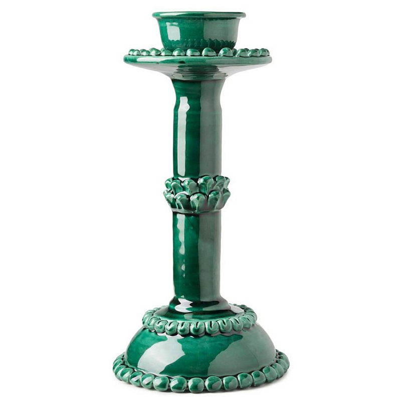 Подсвечник Candleholder Round Зеленый Подсвечник Candleholder Round Зеленый в Барнауле | Loft Concept