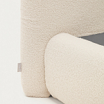 Кровать со съемным бежевым чехлом из ткани букле White Boucle Collection варинант исполнения - 4 | Loft Concept в Барнауле