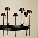 Люстра круглая со светодиодными лампами Innovation варинант исполнения - 5 | Loft Concept в Барнауле